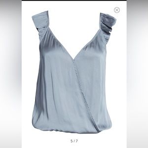 Lunah Blouson Bodysuit - Flint Blue